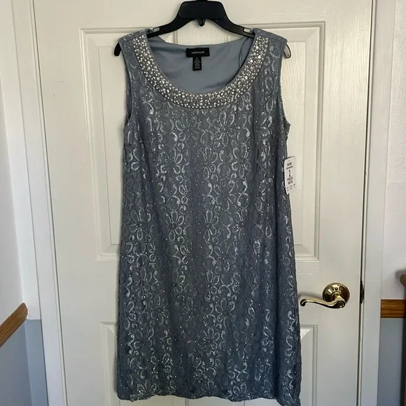 R&M Richard MOB dress, teal size 16 - Picture 5 of 13